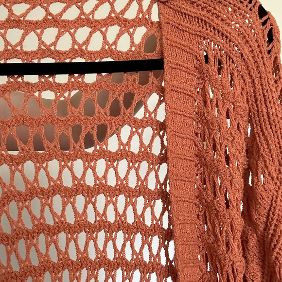 3/50$ Knitted cape cardigan in boho style / size M - Picture 6 of 10